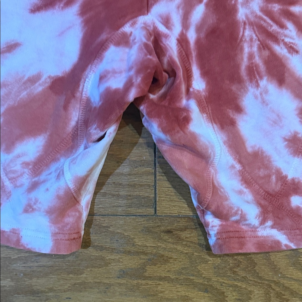 PRPS Sz M Burnt Red Tie-Dye Panther Graphic Shorts - Picture 10 of 11